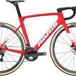 Vélo cyclo-cross Adris le sous-bois ultegra di2 12s rouge fluo