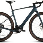 Vélo gravel électrique Cube nuroad hybrid c:62 slt 400x royalgreen´n´crisscross