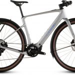 Vélo gravel électrique Cube nulane hybrid c:62 race 400x fe sleekgrey´n´prism