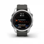 Fēnix® 7S Pro Solar Edition | Silver avec bracelet gris – Image 12