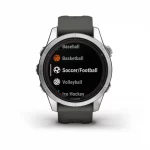 Fēnix® 7S Pro Solar Edition | Silver avec bracelet gris – Image 4